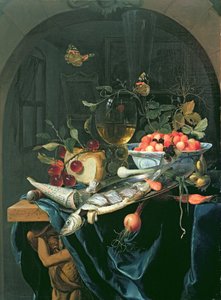 Still Life with Fish Platter swed